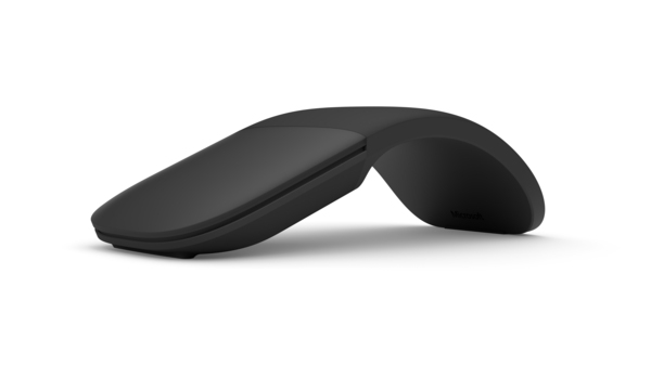 Microsoft Arc Mouse - mus, Svart