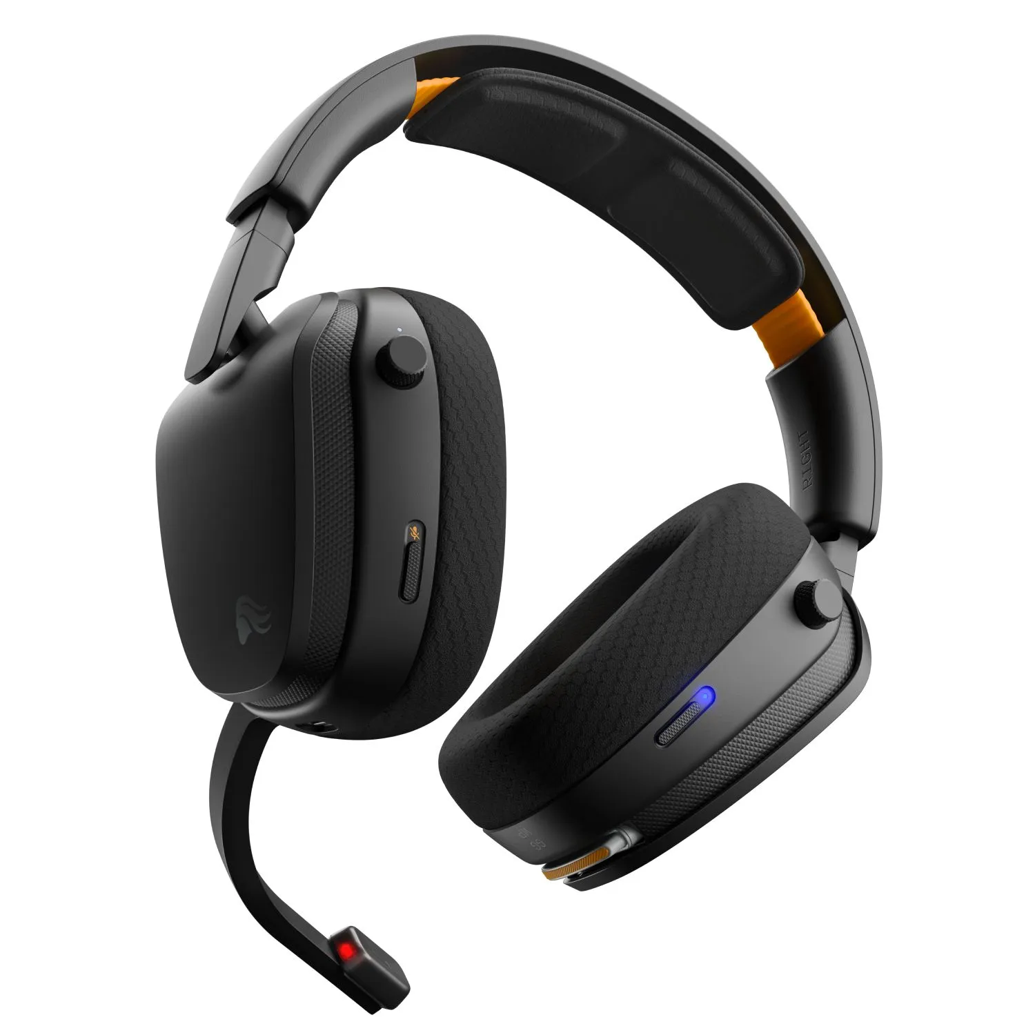 Glorious GHS Wireless InfinitePlay Wireless Gaming Headset with Charging Base, Black