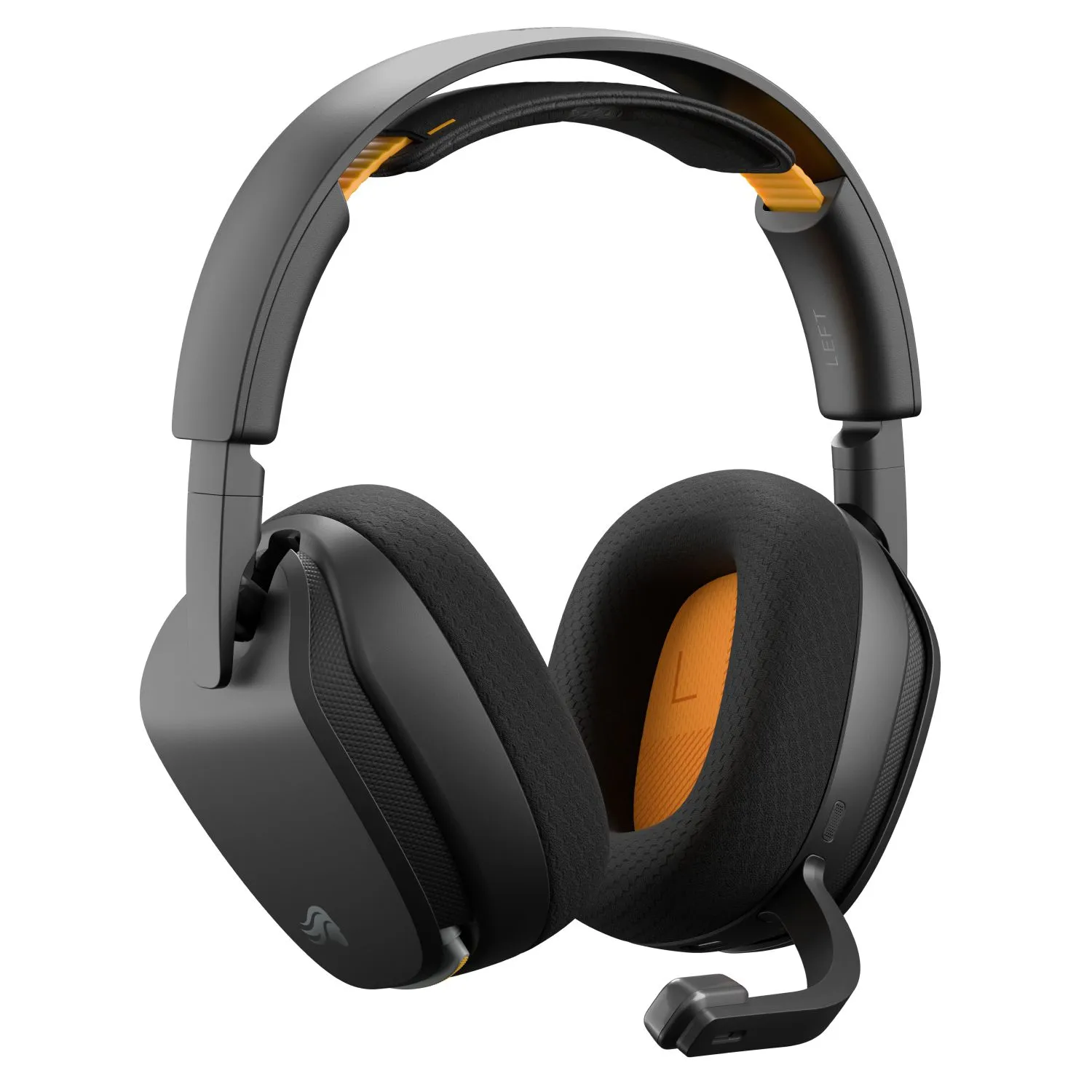 Glorious GHS Wireless InfinitePlay Wireless Gaming Headset with Charging Base, Black