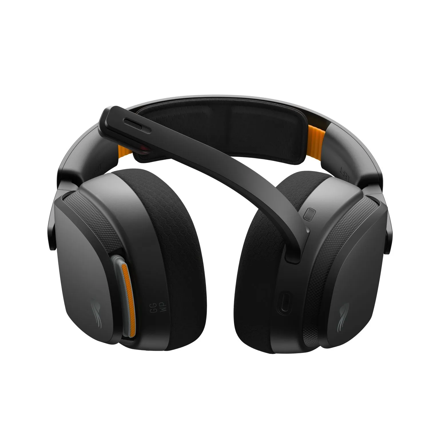 Glorious GHS Wireless InfinitePlay Wireless Gaming Headset with Charging Base, Black