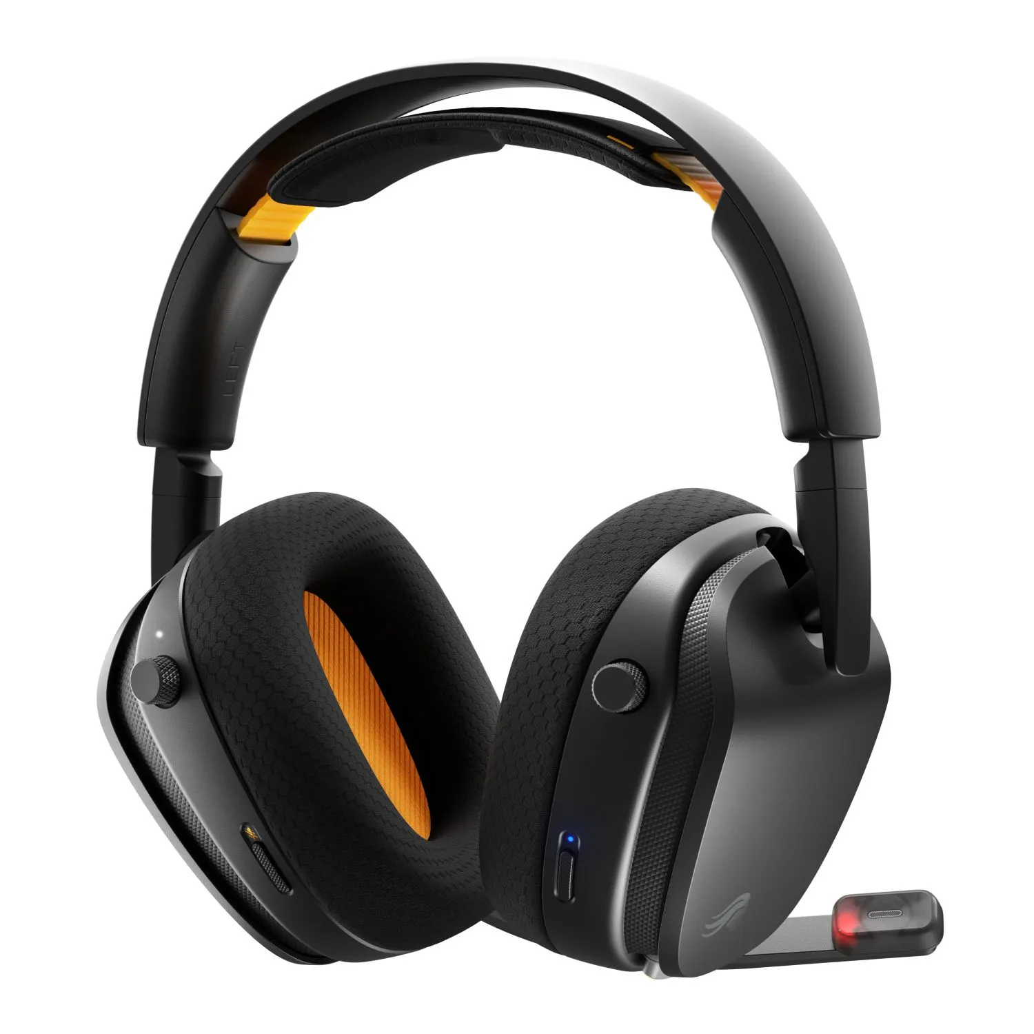 Glorious GHS Wireless InfinitePlay Wireless Gaming Headset with Charging Base, Black
