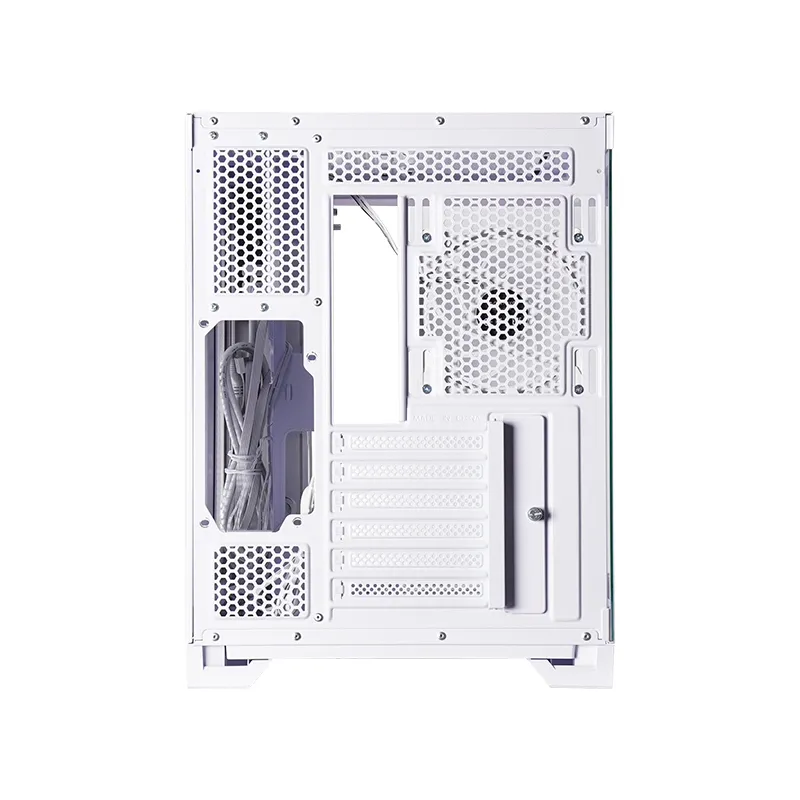 CHIEFTEC Visio GM-30W-TG-OP Midi-Tower Case with window and RGB lighting, White