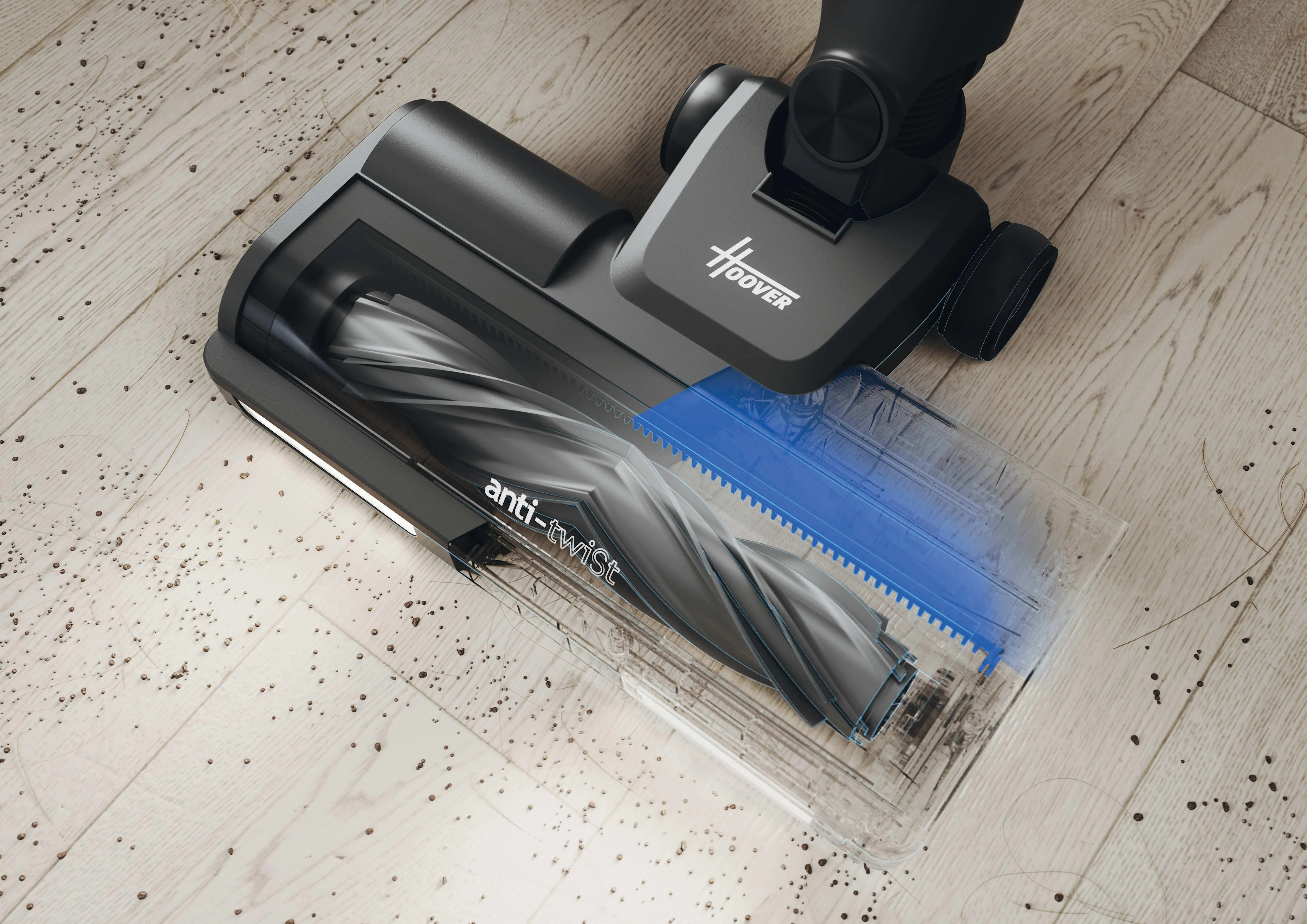 Hoover HF210PP 011 14.4V Stick vacuum cleaner, Black, Gold