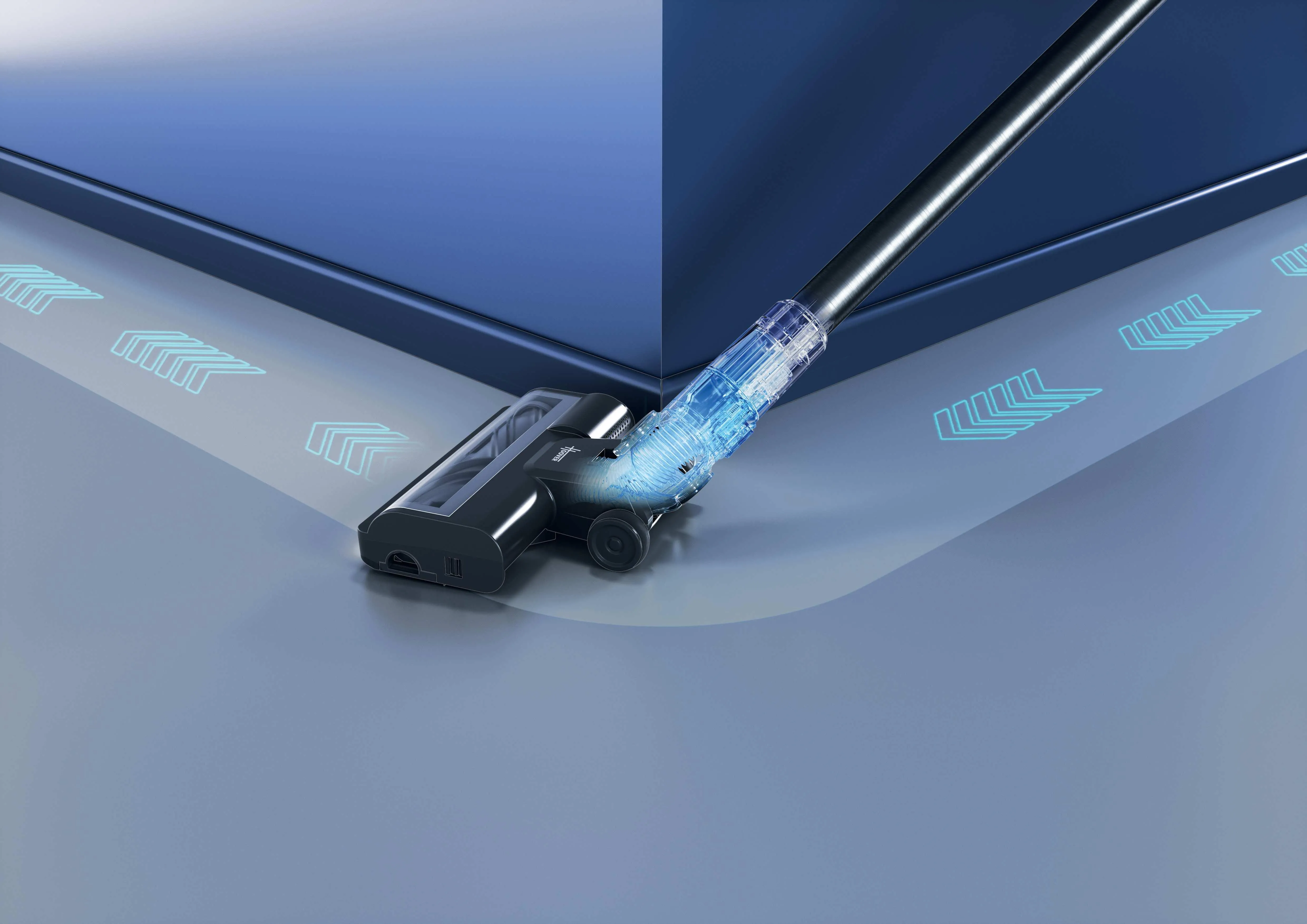 Hoover HF210PP 011 14.4V Stick vacuum cleaner, Black, Gold