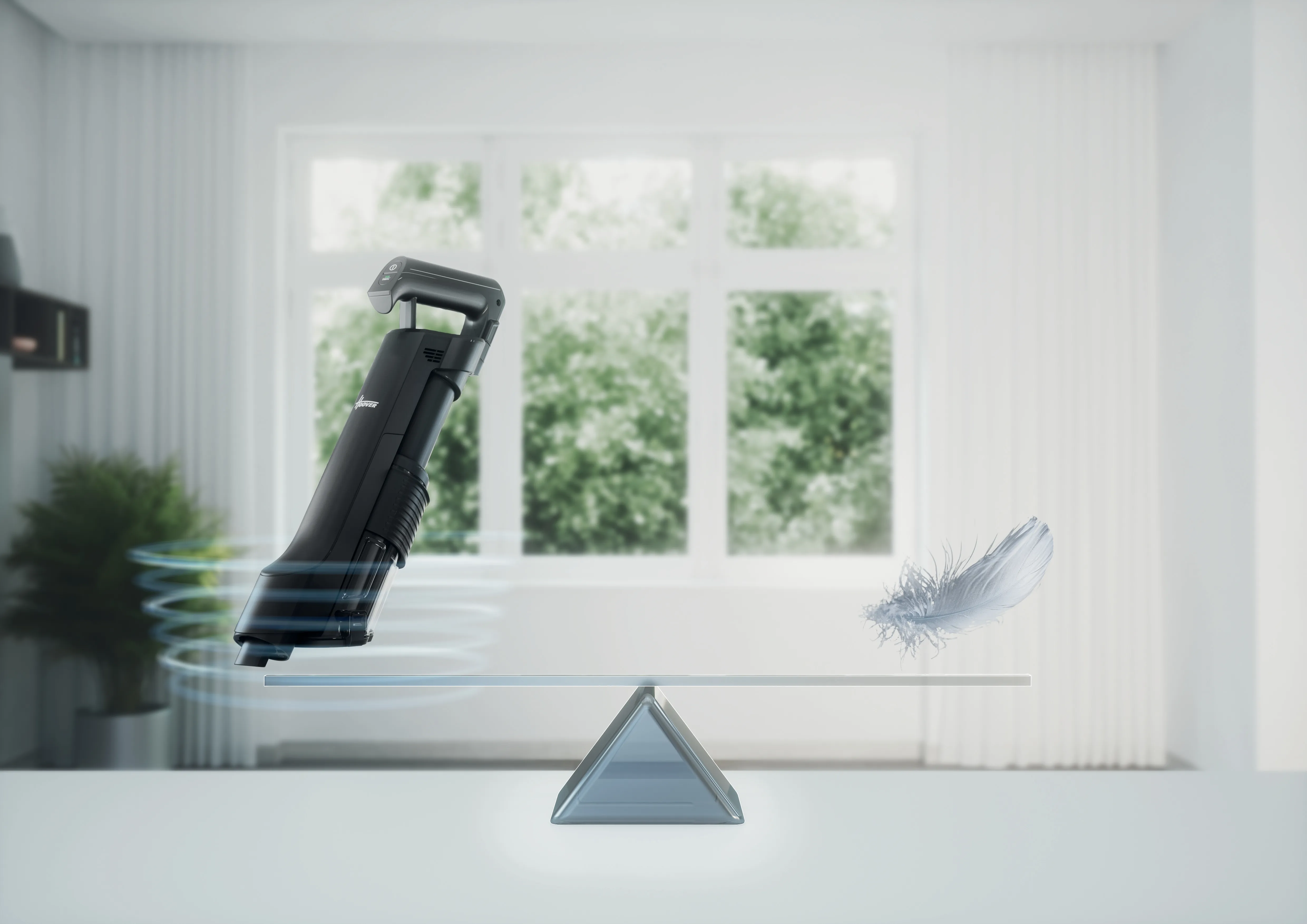 Hoover HF210PP 011 14.4V Stick vacuum cleaner, Black, Gold