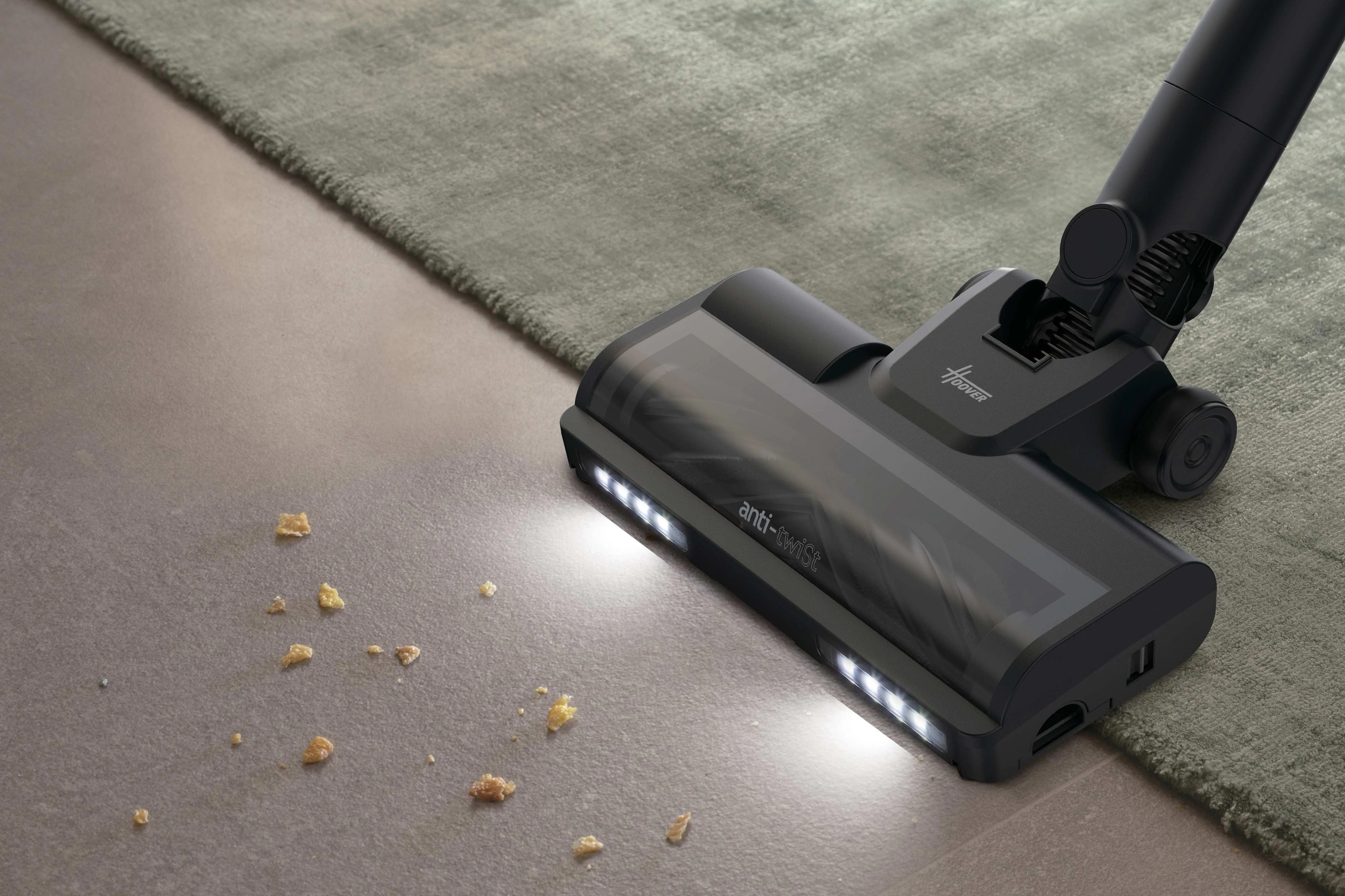 Hoover HF210PP 011 14.4V Stick vacuum cleaner, Black, Gold