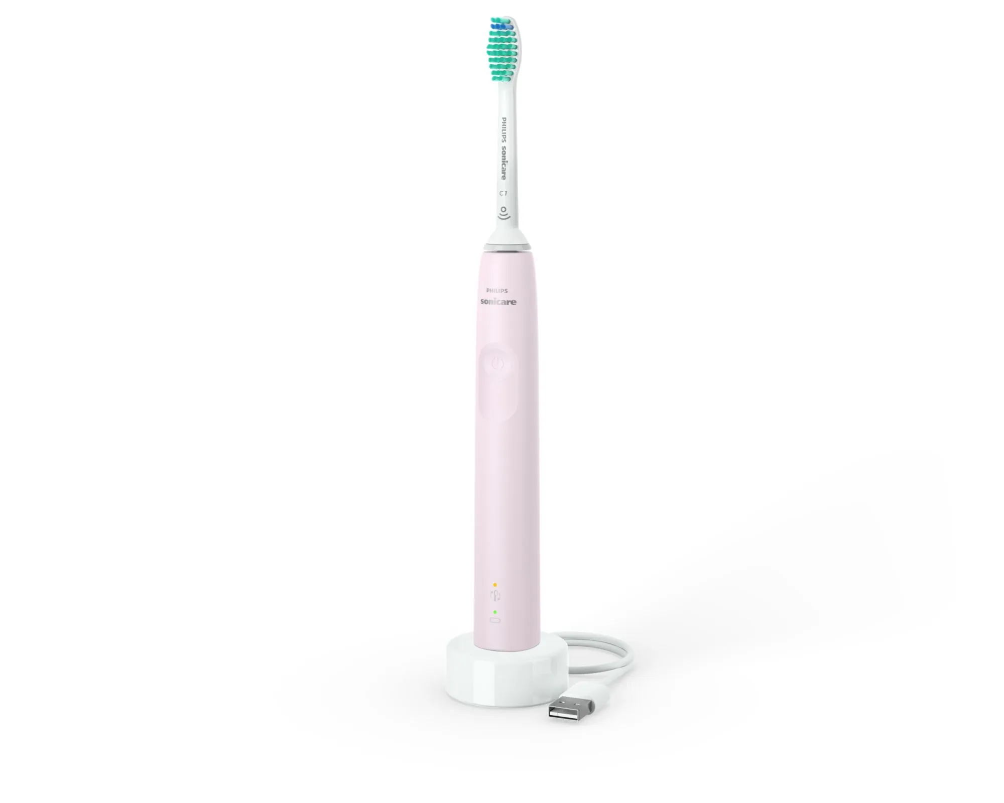 Philips Sonicare 3100 Series HX3671/11 Electric Toothbrush, Rose/White