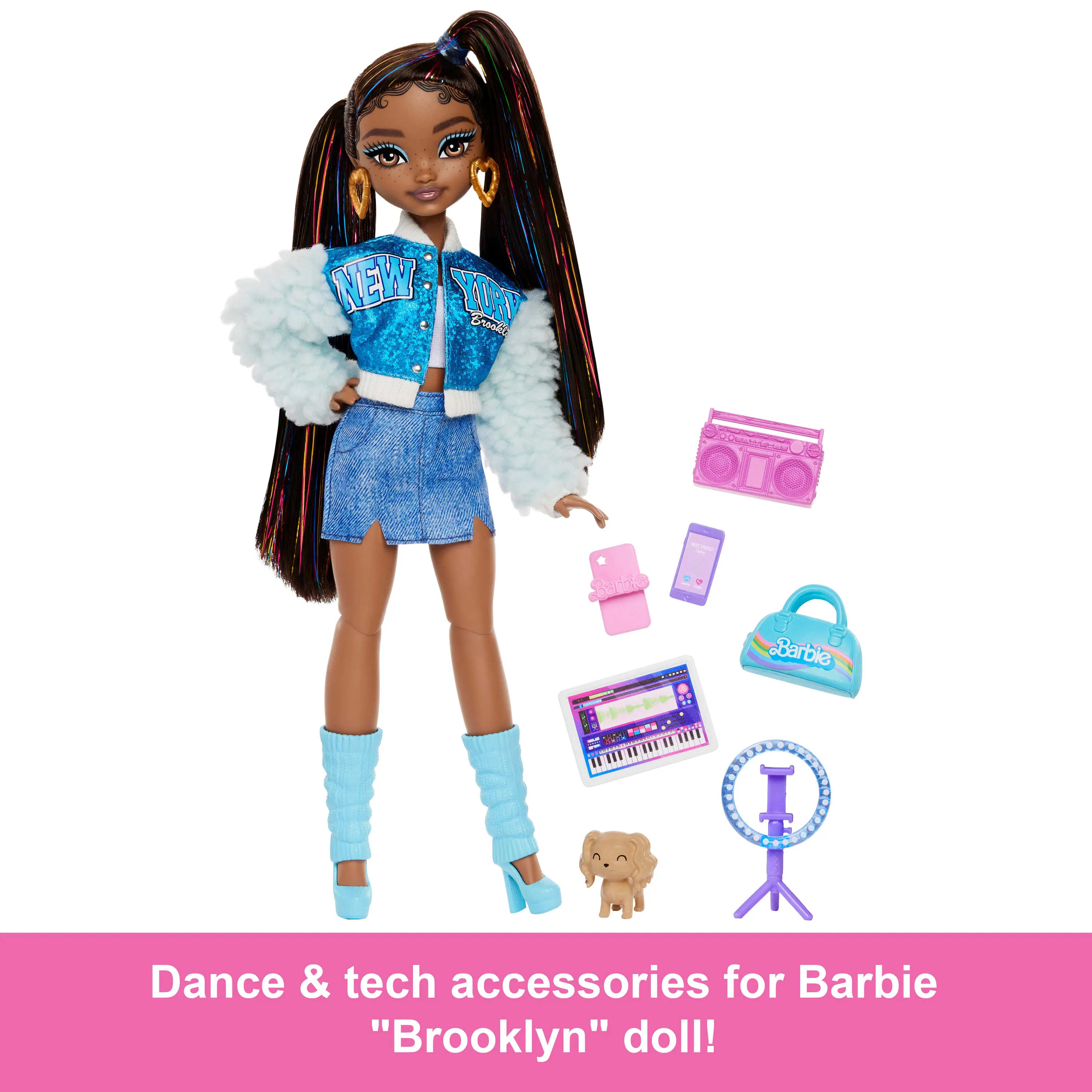 Mattel Barbie Dream Besties Brooklyn and Accessories, Doll