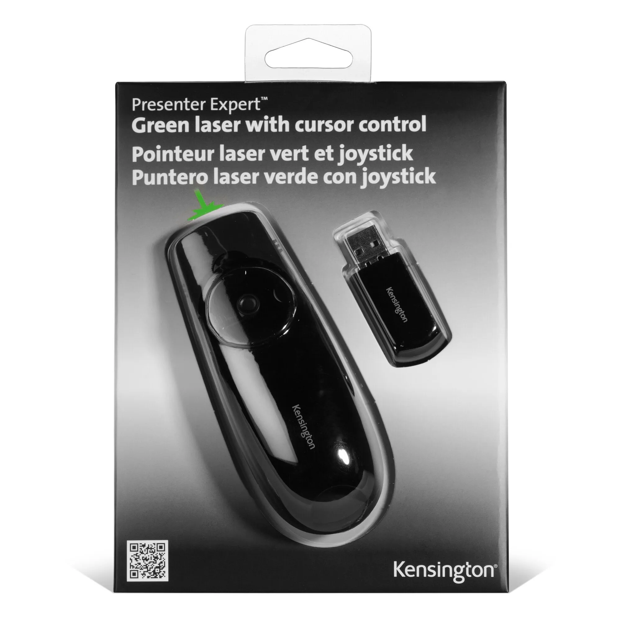 Kensington Presenter Expert Green Laser - laser presenter, Black Kensington Presenter Expert Green Laser - laser presenter, Black