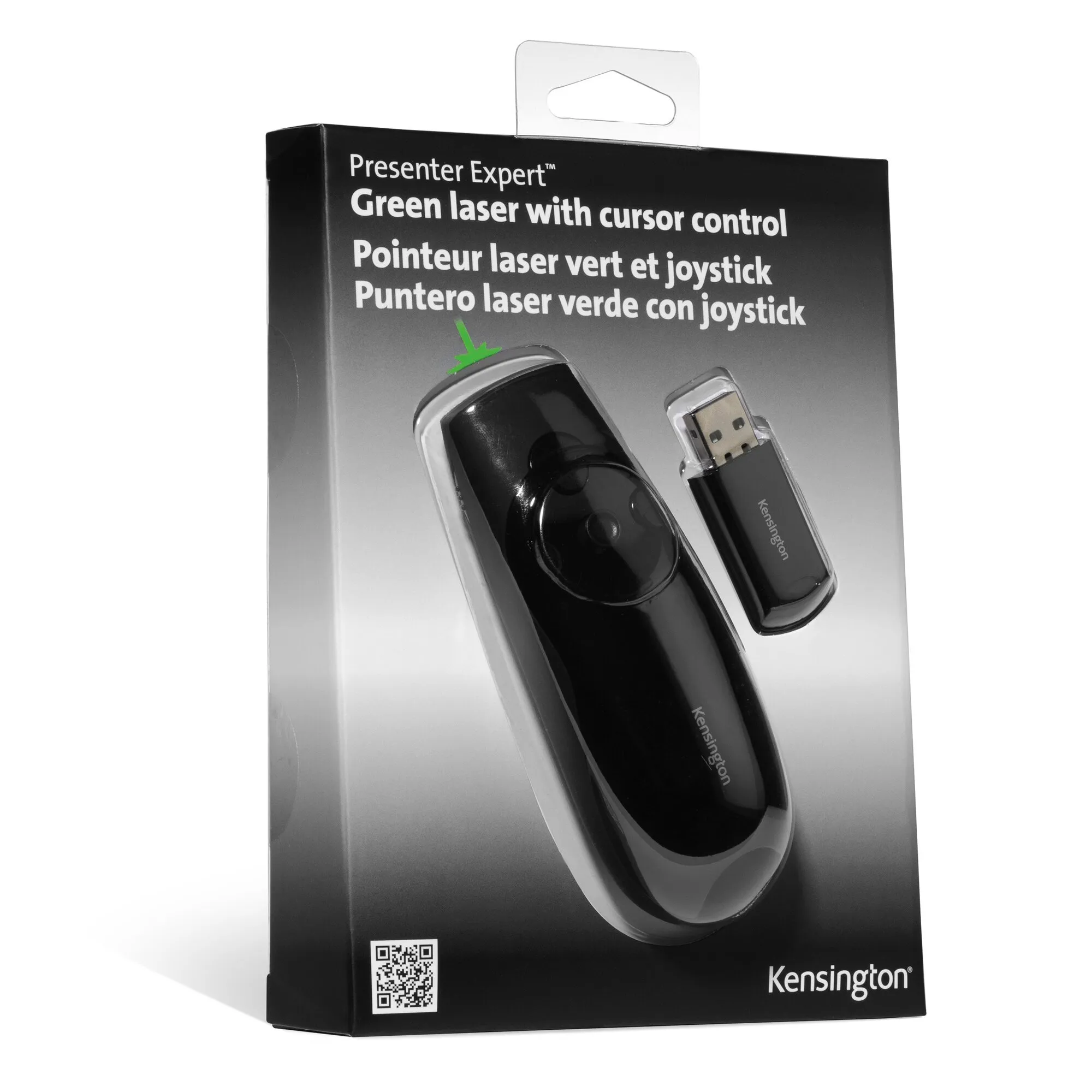 Kensington Presenter Expert Green Laser - laser presenter, Black Kensington Presenter Expert Green Laser - laser presenter, Black