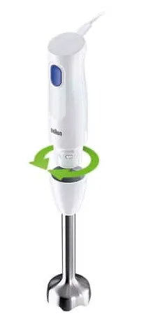 Braun MultiQuick 1 - sauvasekoitin, Valkoinen/Sininen