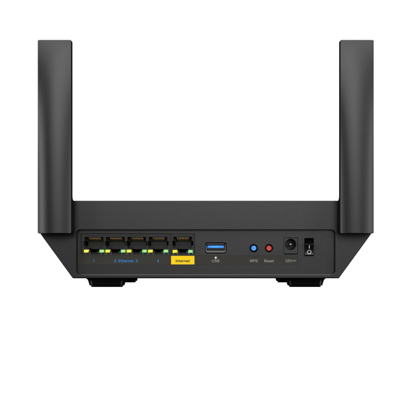 Linksys Hydra Pro MR5500 Router, Wi-Fi 6, AX5400, Dual-band, Black