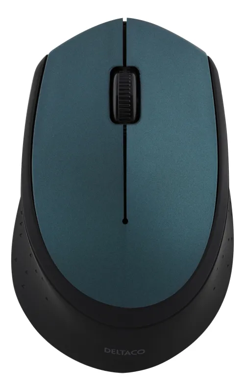 Deltaco MS-461 - wireless mouse, Black/Blue