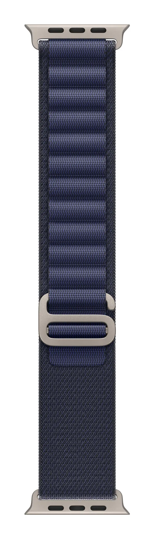 Apple Watch 49mm - Alpine Loop, Navy / Natural Titanium, Large