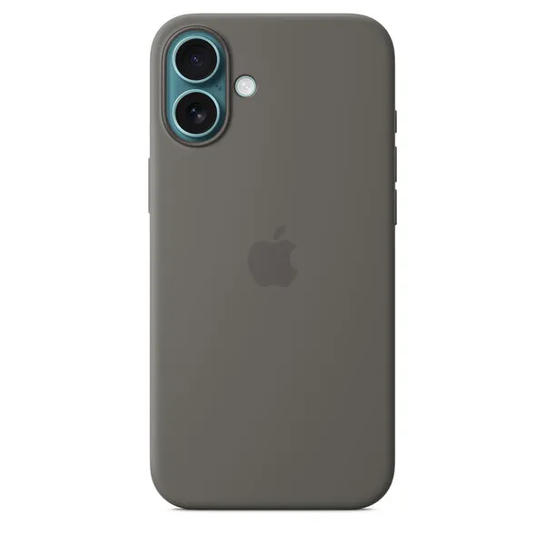 Apple iPhone 16 Plus, MagSafe -silikonikuori, Liuskeen&shy;harmaa