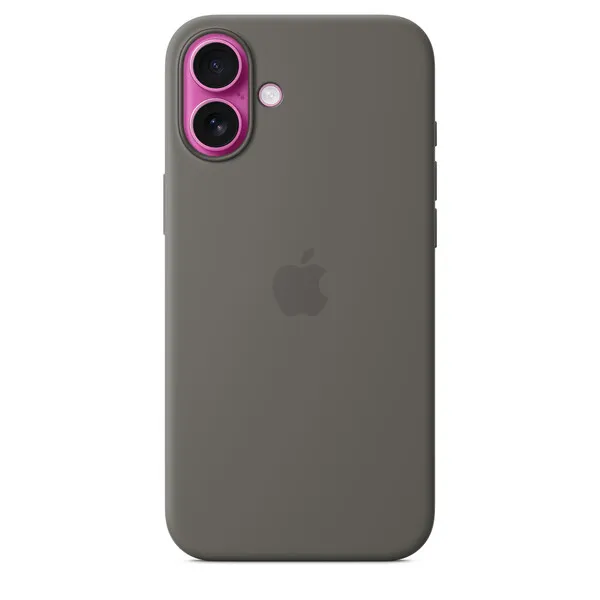 Apple iPhone 16 Plus, MagSafe -silikonikuori, Liuskeen&shy;harmaa