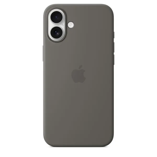 Apple iPhone 16 Plus, MagSafe -silikonikuori, Liuskeen&shy;harmaa