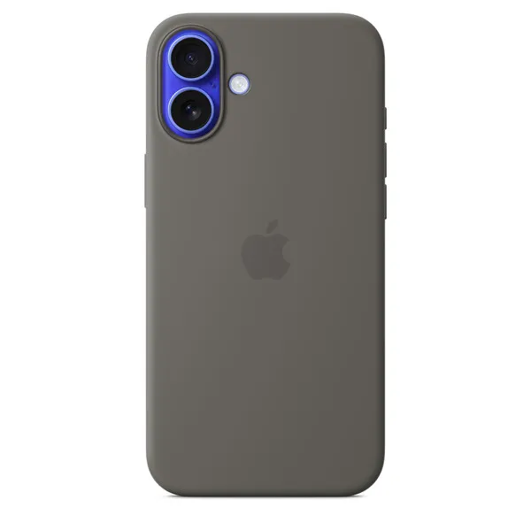 Apple iPhone 16 Plus, MagSafe -silikonikuori, Liuskeen&shy;harmaa