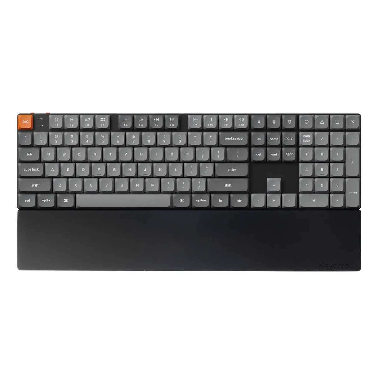 Keychron K5 Pro/K5 SE/K5 Max Silicone -rannetuki, Musta