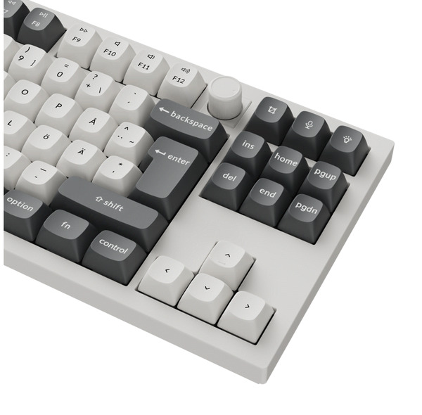 Keychron Q3 Ultra 80% 8K Wireless Mechanical Gaming Keyboard, POM Red, White