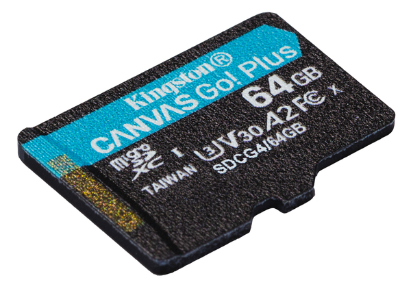 Kingston Canvas Go! Plus Gen4 64GB MicroSD - memory card