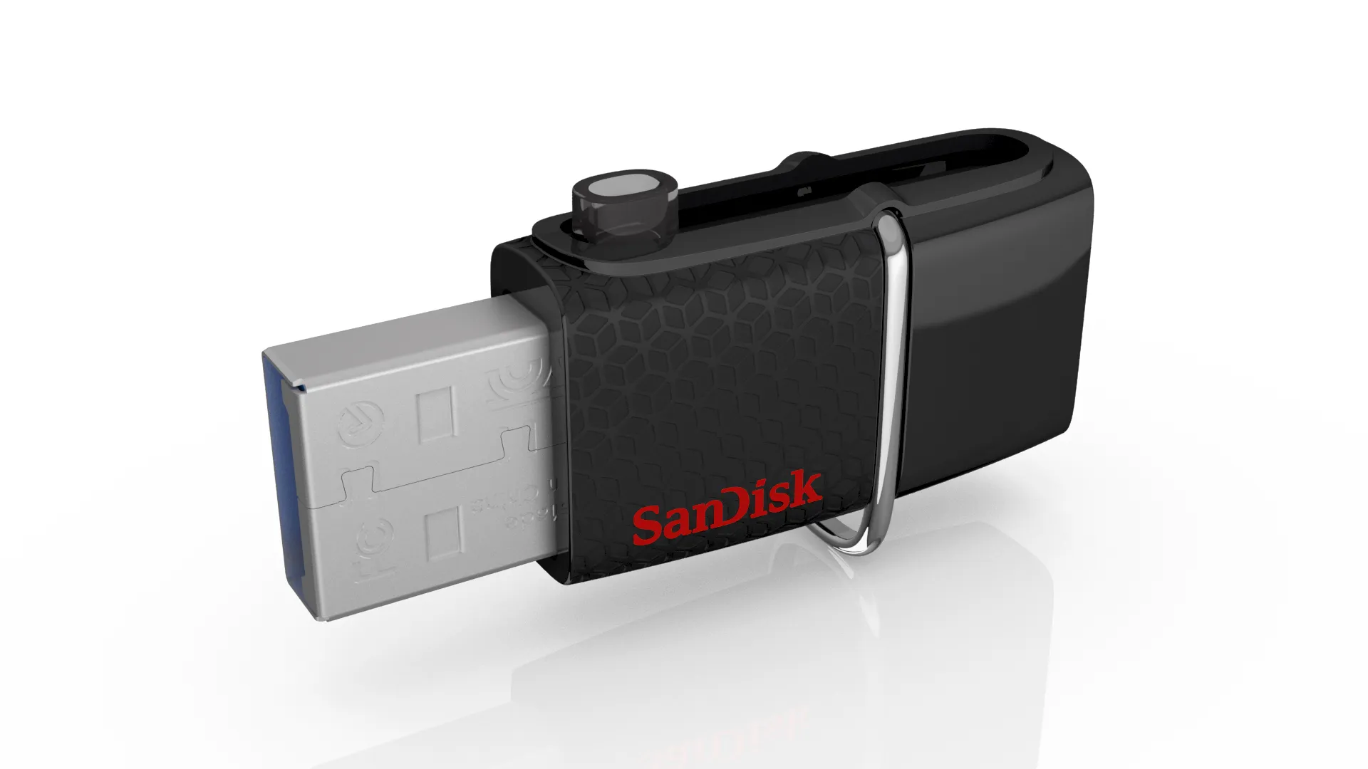 SanDisk 64 GB Ultra Dual USB 3.0 - minne, Svart