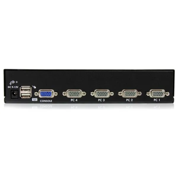 4 Port 1U Rackmount USB KVM Switch
