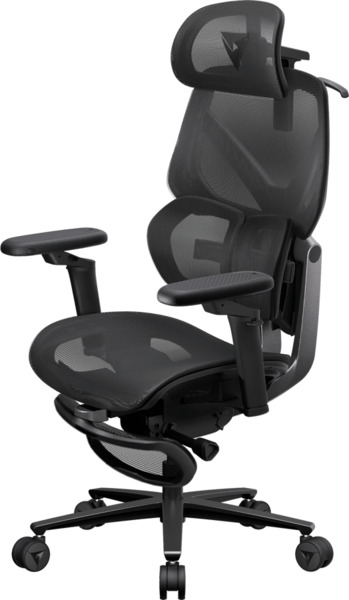 TX3 Flex Pro Footrest Mesh - gaming / office chair, Black