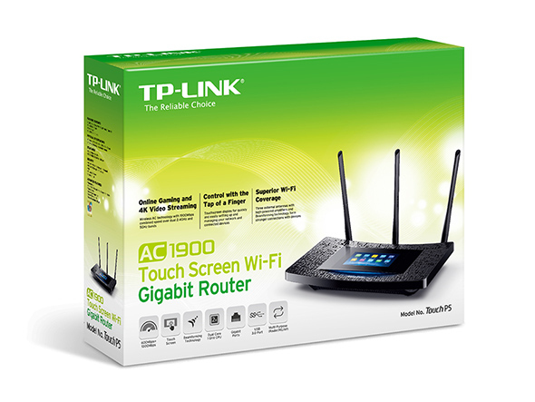 TP-Link AC1900 Touch P5 Screen Wi-Fi Gigabit Router