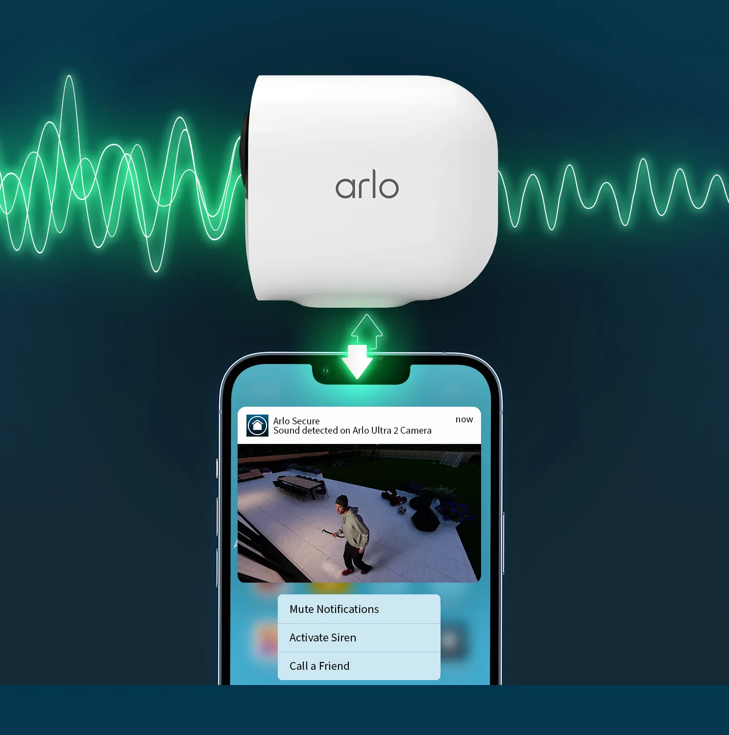 Arlo VMS5440 - Kamerasarja - wireless - 4 kamera/kamerat - musta