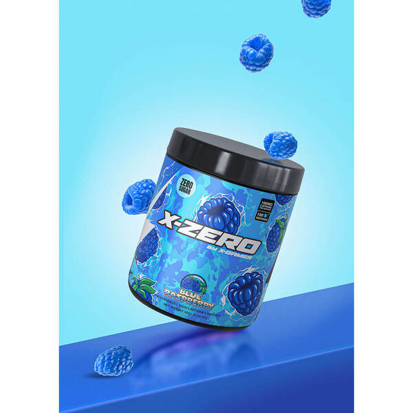 X-GAMER X-Zero 160 gram Blue Raspberry