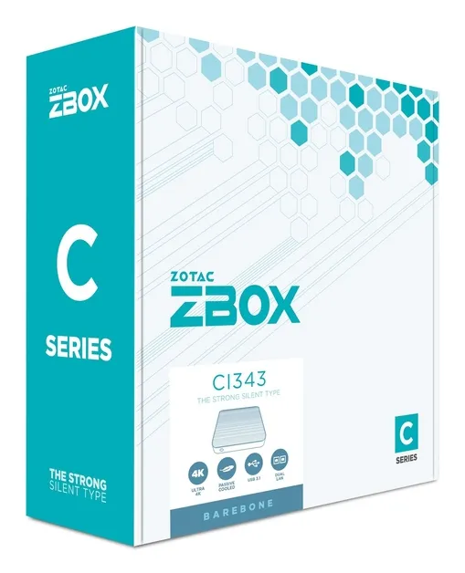 ZOTAC ZBOX CI343 NANO Intel N100 mini-PC barebone, svart