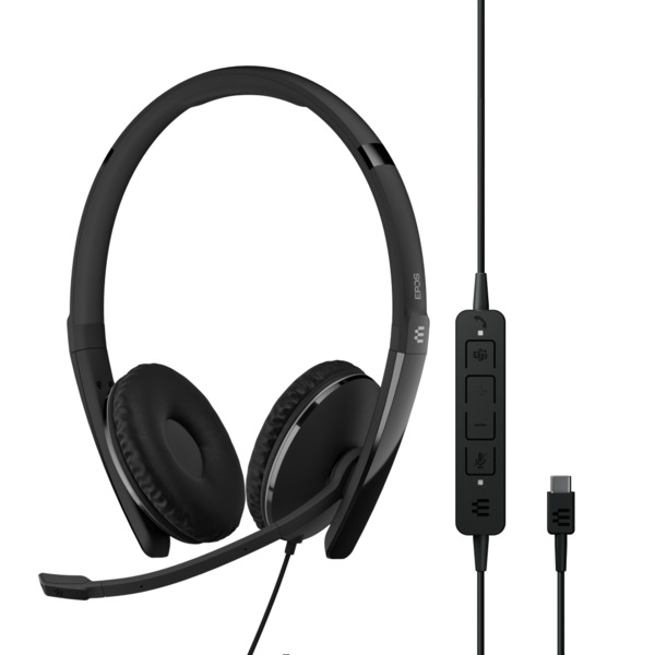 EPOS Adapt 160T ANC USB-C Headset, Black