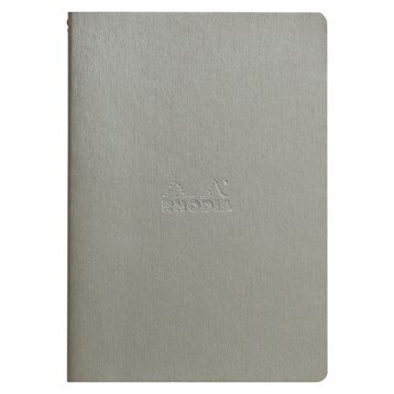 Rhodiarama Sewn spine Silver A5 dot