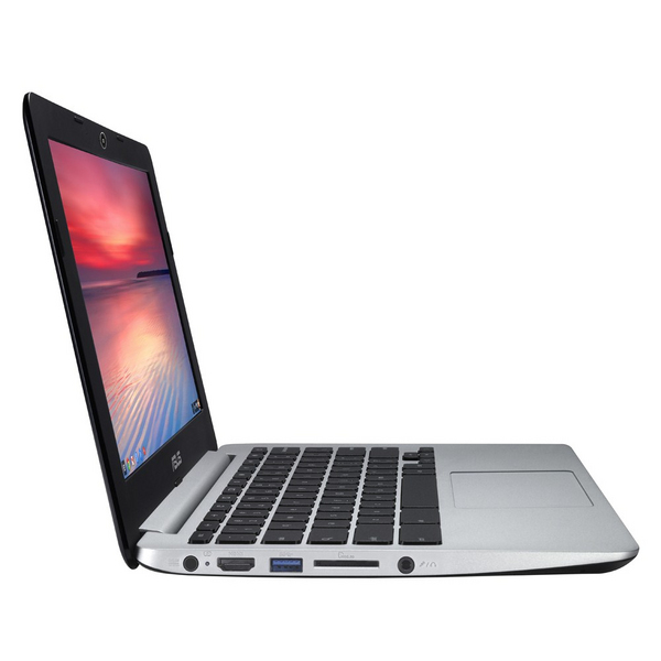ASUS C200MA 11.6inch HD glare Intel N2830 4G DDR3L 32GB EMMC 3-cell Li-ion  Polymer Battery Pack CHROME WW