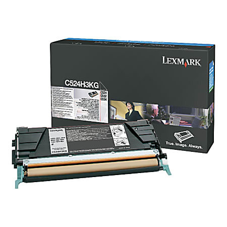Lexmark C524H3KG High Yield lasertoner, svart