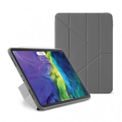 Pipetto Origami TPU, iPad Pro 11" 2020 - Protective Case, Dark Grey