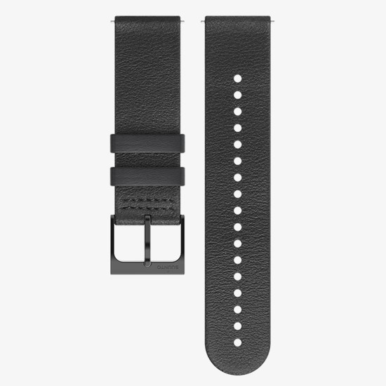 22 URB6 Leather Strap All Black M