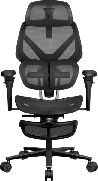 TX3 Flex Pro Footrest Mesh - gaming / office chair, Black