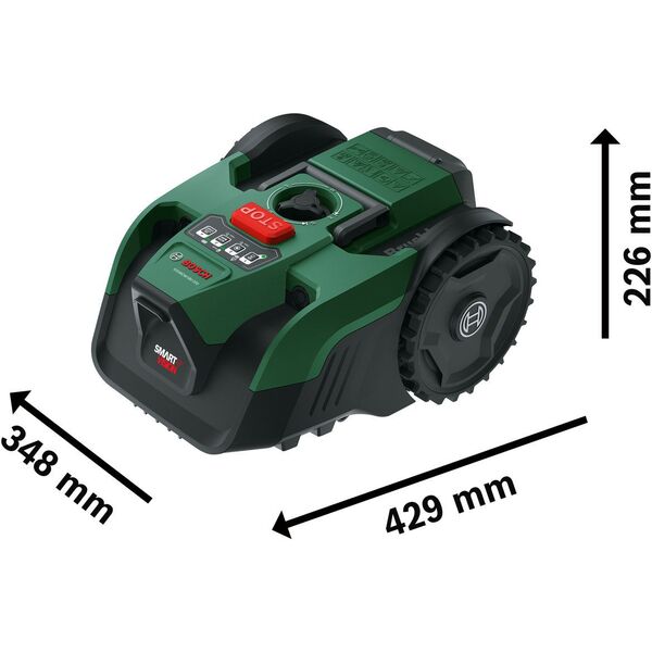 Bosch VisiMow 18V-200, Smart, 200 m&sup2; -robottiruohonleikkuri
