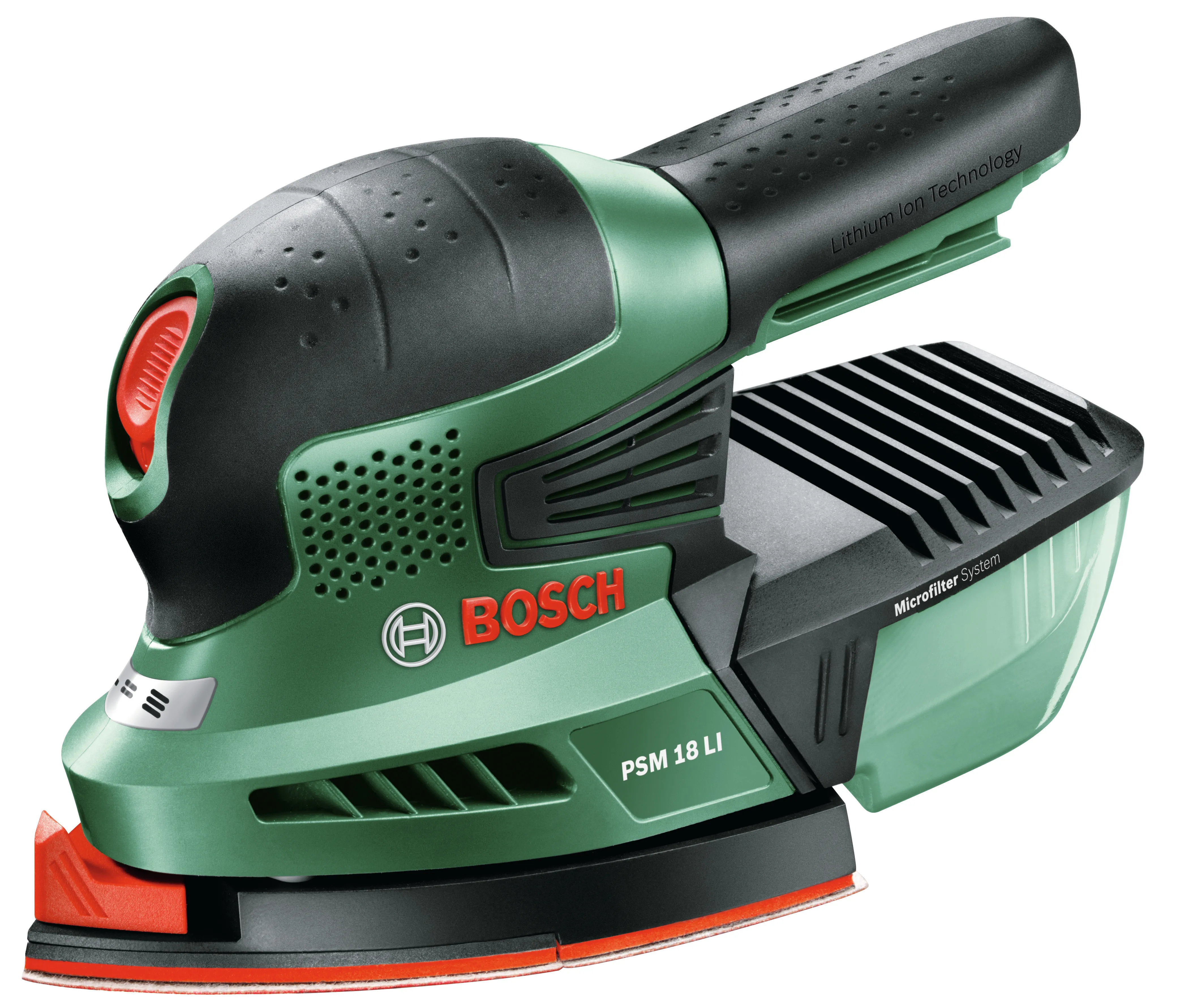 Bosch Cordless Multi-Sander PSM 18LI green