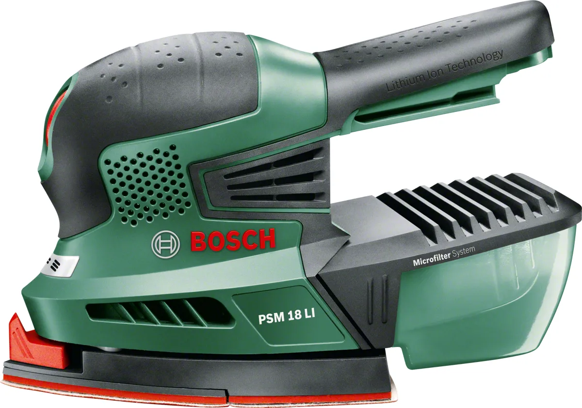 Bosch Cordless Multi-Sander PSM 18LI green