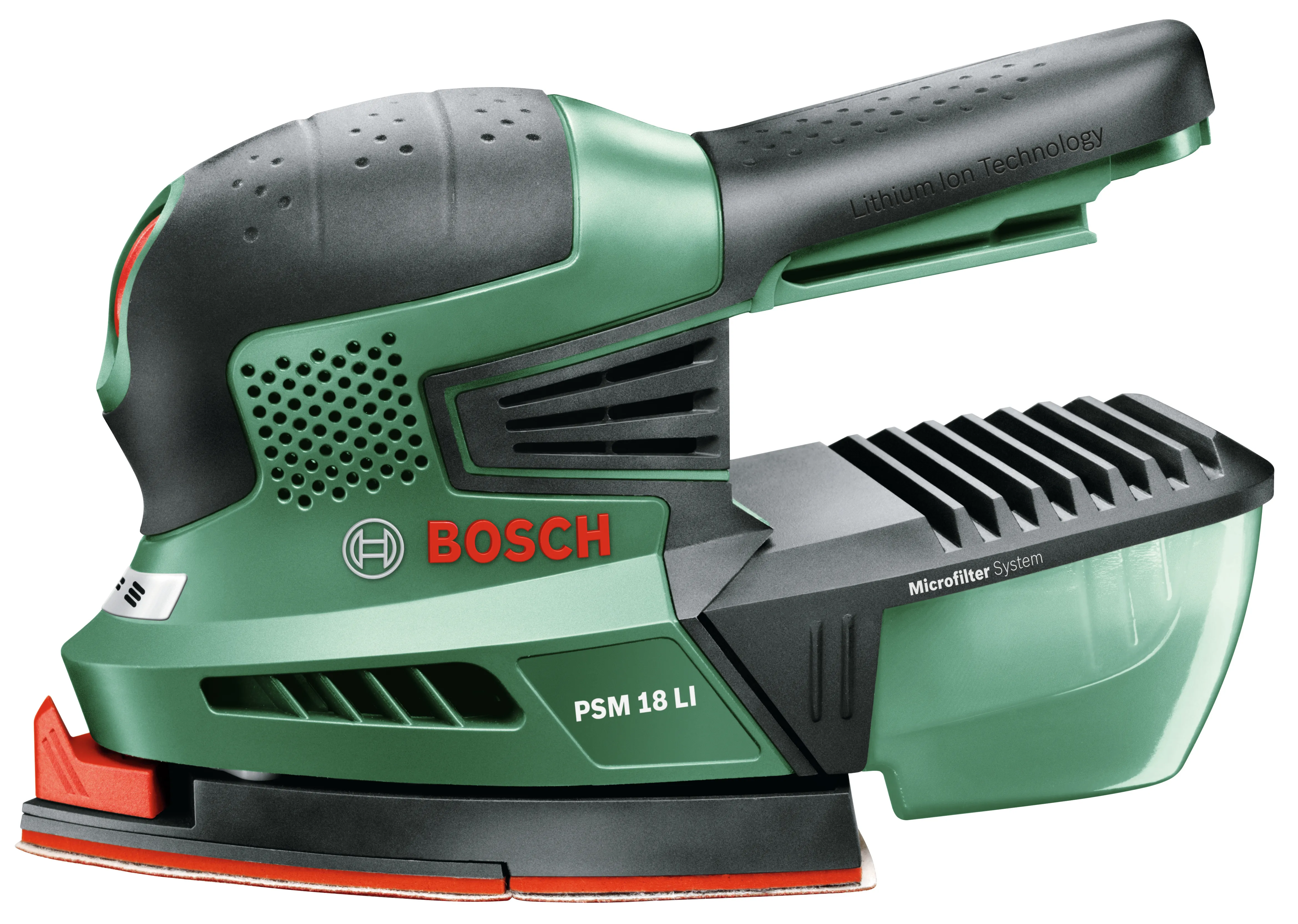 Bosch Cordless Multi-Sander PSM 18LI green