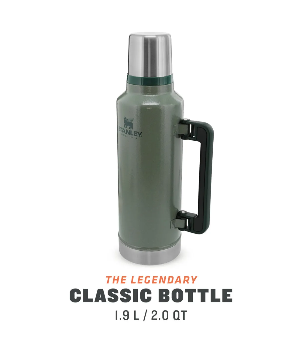 Stanley Classic Bottle XL 1,9 L Hammertone Green