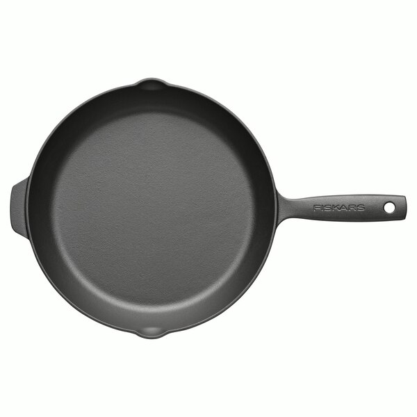 Fiskars Folken Stekpanna, 28 cm, &Aring;tervunnet gjutj&auml;rn