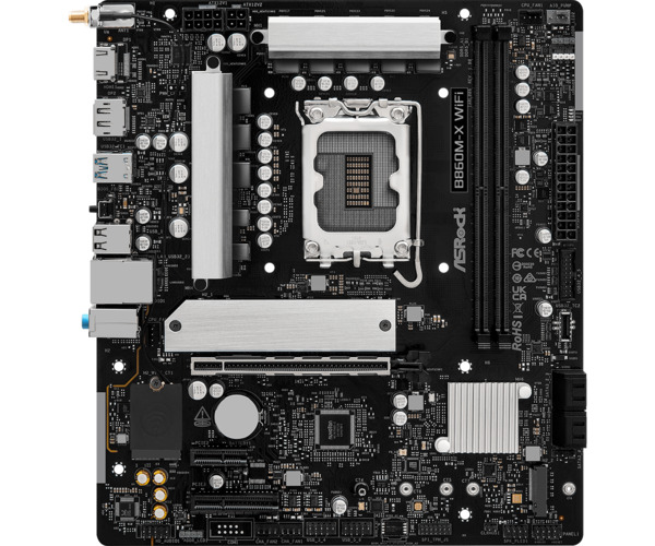 ASRock B860M-X WiFi 6E LGA 1851 mATX DDR5 - motherboard