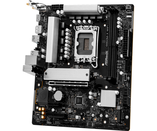ASRock B860M-X WiFi 6E LGA 1851 mATX DDR5 - motherboard