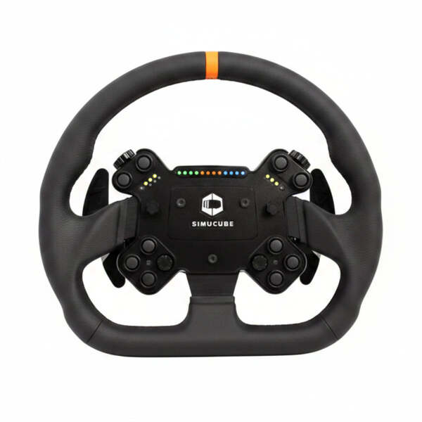 Simucube Valo GT-23 SC3 Sim Racing Steering Wheel (320 mm, Suede, Black)