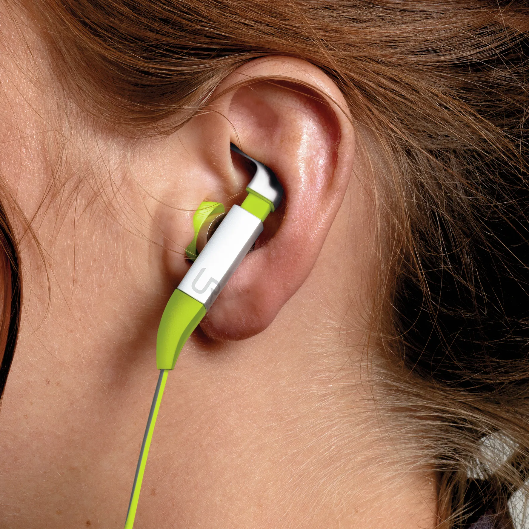 TRUST UR FIT INEAR EARPH GREEN - FITNESS EARPHONES