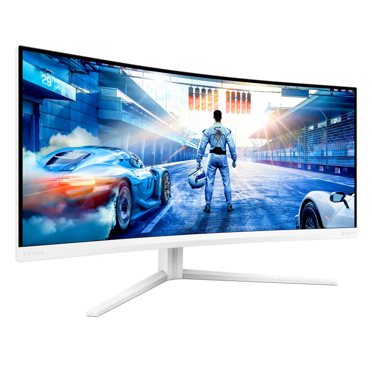 Philips Evnia 34M2C5501A 34" WQHD, Fast VA, HDR 400, 180Hz curved gamingsk&auml;rm